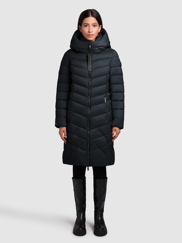 1254CO253 422POR-BLU | Coat ODANA3 PORT BLUE